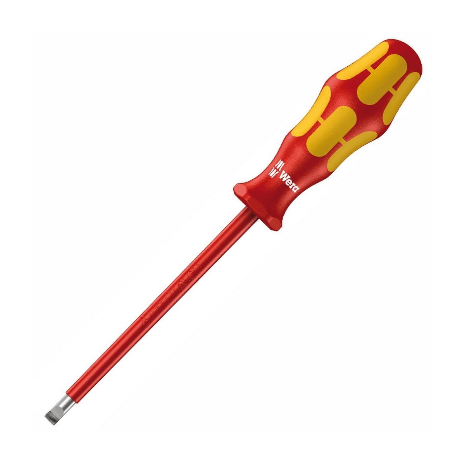 Отвертка Wera Kraftform Plus VDE - 1000 V VDE, SB 0.8х4х100 mm