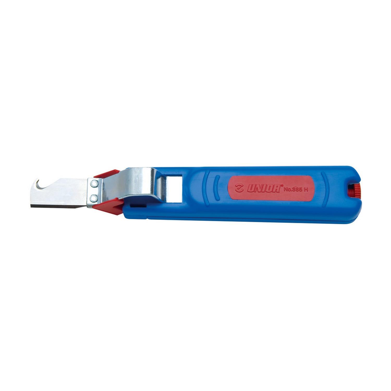Нож с кука за снемане на изолация Unior 385H - 4-28 mm