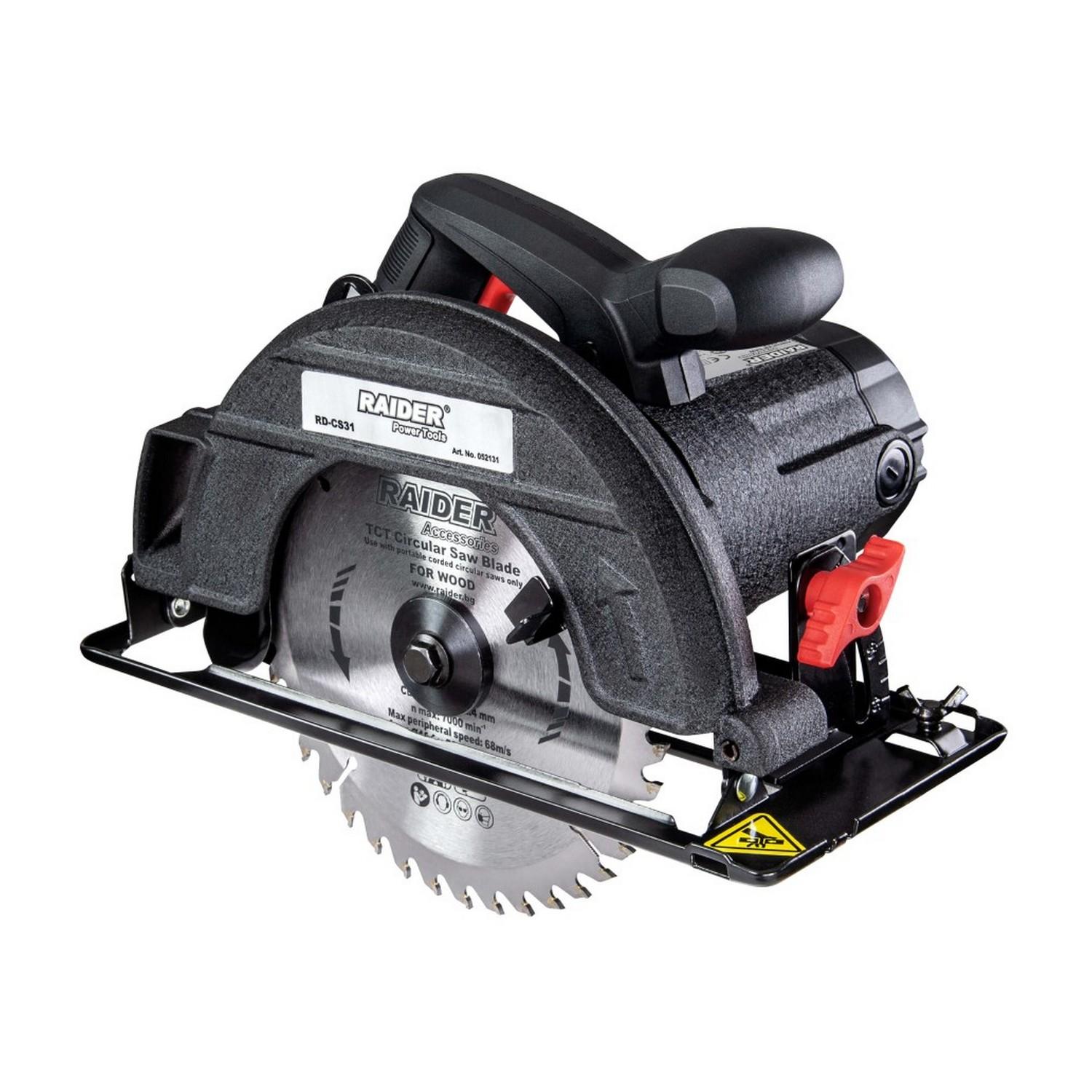 Raider Tools Ръчен циркуляр Raider Power Tools RD-CS31 - 1300 W, ф185 mm, 4700 rpm ...