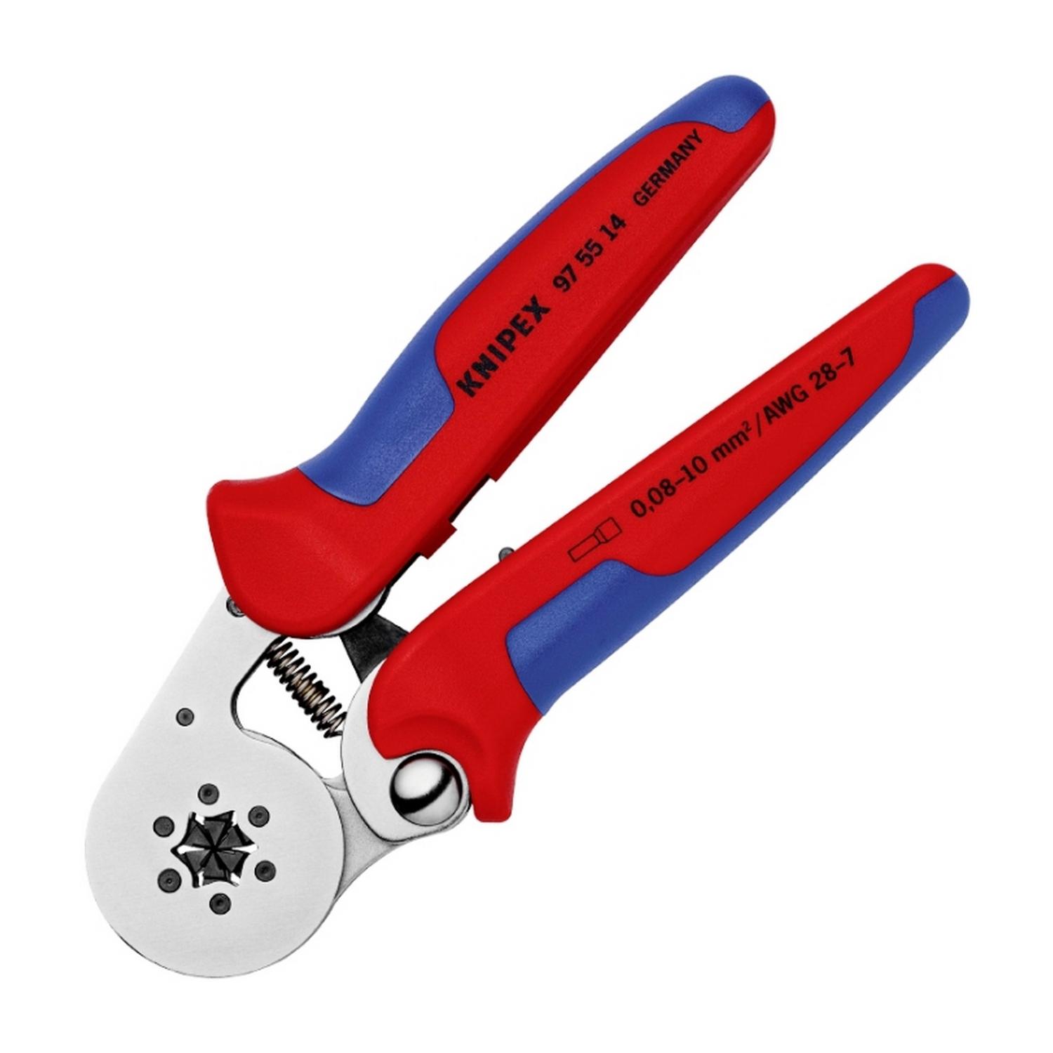 Клещи за кабелни накрайници Knipex 97 55 14 – 180 мм