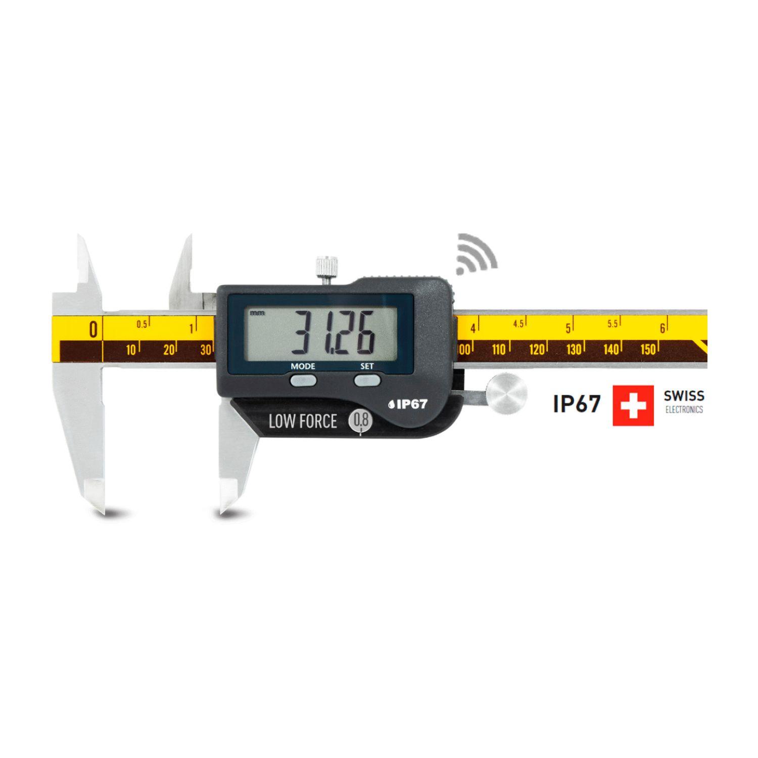 Дигитален шублер Microtech MICRON CERAMIC SwissMet WIRELESS LOW-FORCE 0 ...