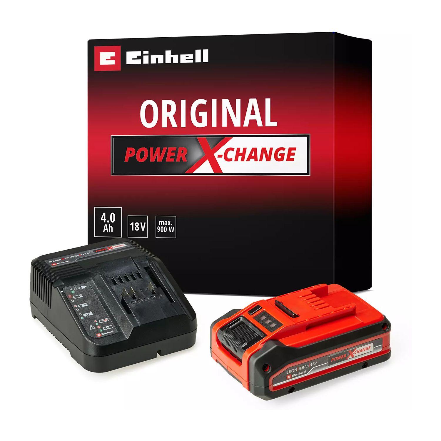 Комплект акумулаторна батерия и зарядно устройство Einhell 4Ah PLUS PXC Starter Kit – 18 V, 4,0 Ah