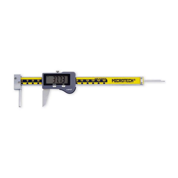 Дигитален шублер за измерване на тръби Microtech IP67, 150 mm, 0.01 mm