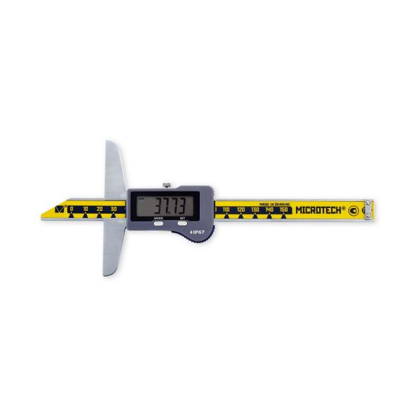 Дигитален дълбокомер Microtech IP67, 150 mm, 0.01 mm