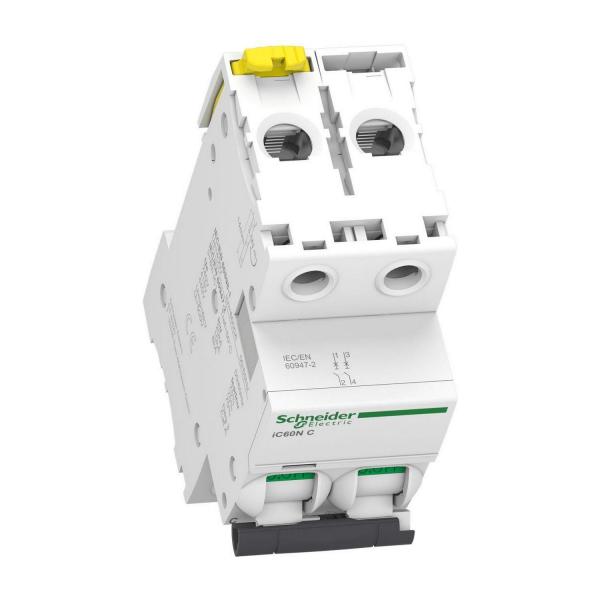 Автоматичен прекъсвач Schneider Acti9 iC60N, C 6kA, 2P, 40A