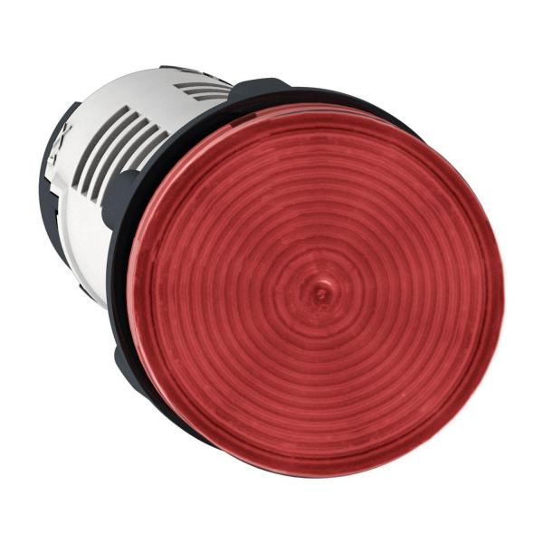 Червена LED сигнална лампа Schneider XB7EV04MP, 230V