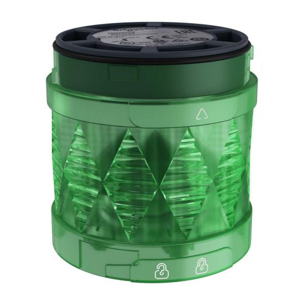 Сигнално тяло LED зелено Schneider XVUC23, 24V AC/DC