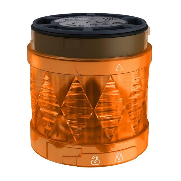 Сигнално тяло LED оранжево Schneider XVUC25, 24V AC/DC