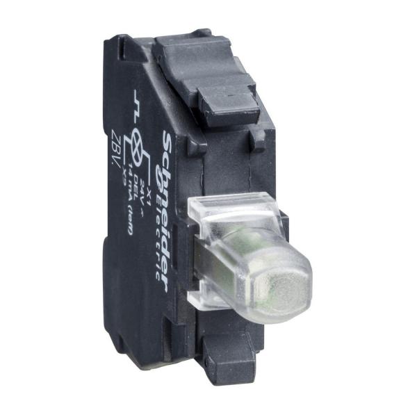 Светлинен блок бял LED Schneider ZBVM1, 230V