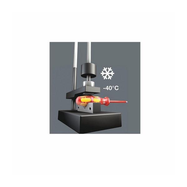 Отвертка Wera Kraftform Plus VDE - 1000 V VDE, SB 0.4х2.5х80 mm