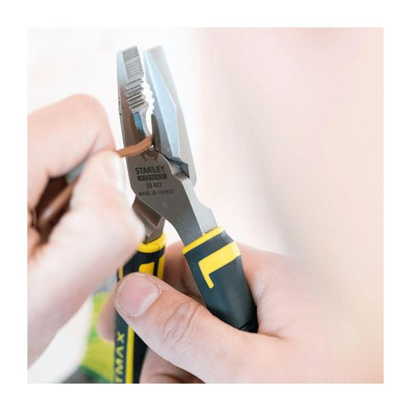 Усилени комбинирани клещи с изолация Stanley FatMax - 180 mm, ф 2.75 mm