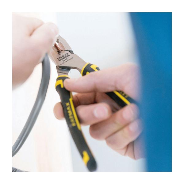 Усилени комбинирани клещи с изолация Stanley FatMax - 180 mm, ф 2.75 mm