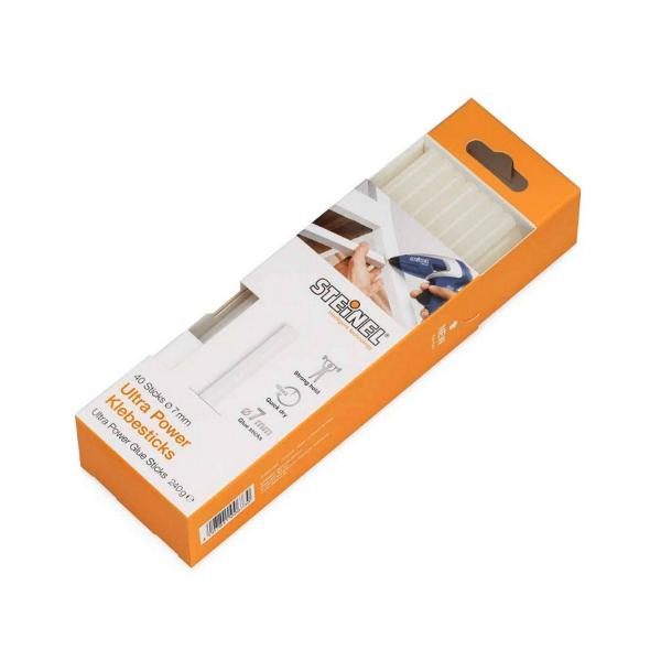 Универсален патрон за топло лепене Steinel Tools DIY Ultra-Power - ф 7х150 mm, 40 бр.