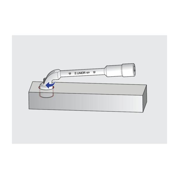 Глух ключ лула Unior 176 - 13 mm