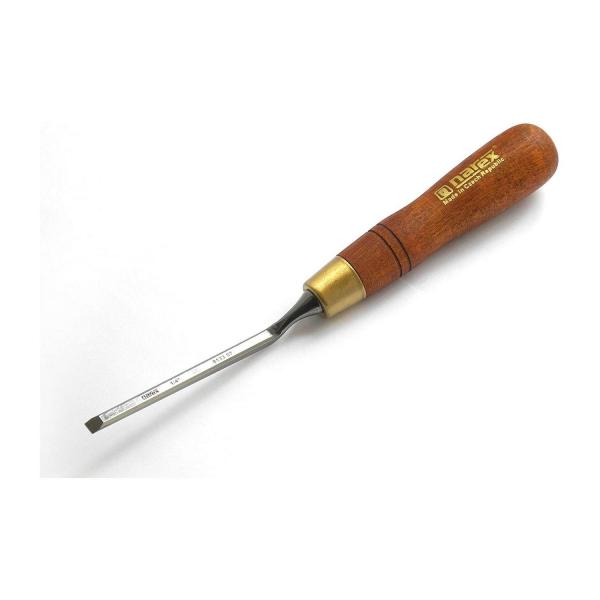 Плоско дърводелско длето с дървена дръжка Narex Bystrice 8133 Wood line - 6 mm, 118/252 mm