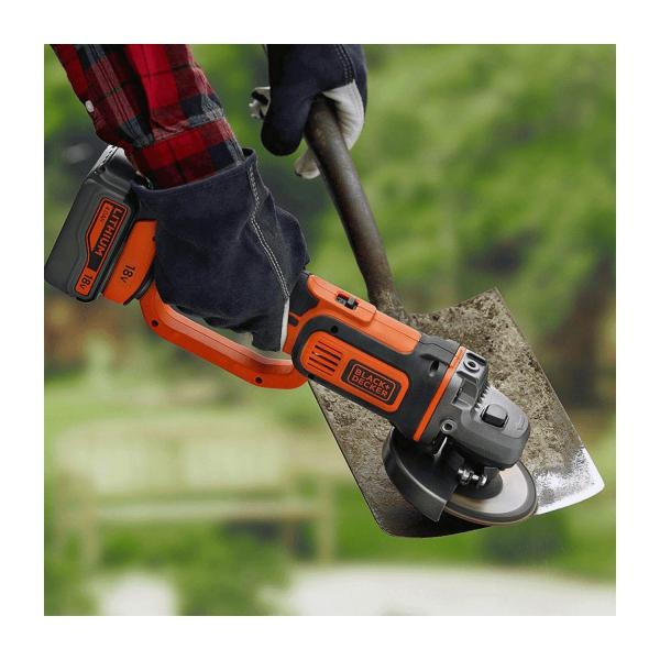 Акумулаторен ъглошлайф Black & Decker BCG720M1 – 18 V, 125 мм, 1x4 Ah
