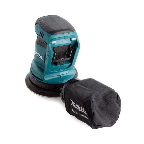 Акумулаторен ексцентършлайф Makita DBO180Z - 18 V, 7000/11000 rpm, ф 125 mm