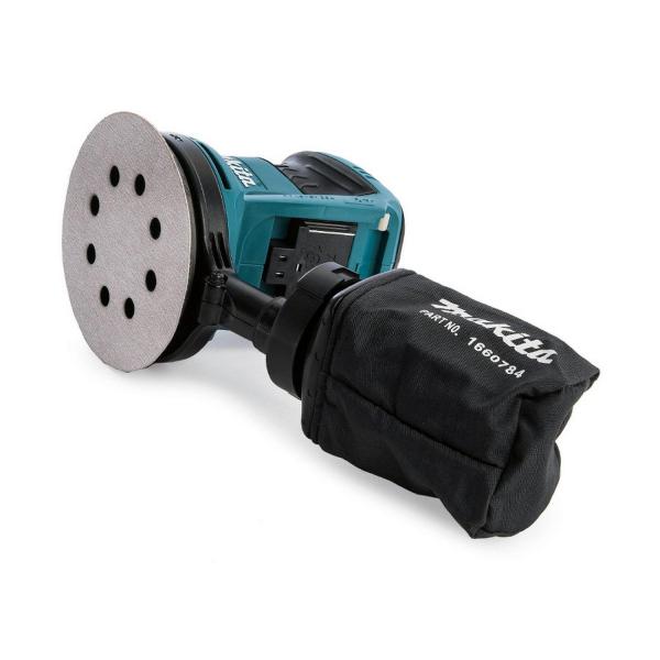 Акумулаторен ексцентършлайф Makita DBO180Z - 18 V, 7000/11000 rpm, ф 125 mm