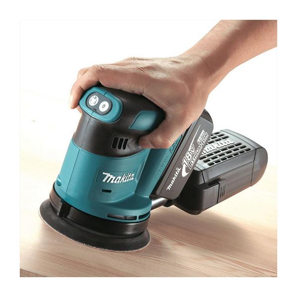 Акумулаторен ексцентършлайф Makita DBO180Z - 18 V, 7000/11000 rpm, ф 125 mm
