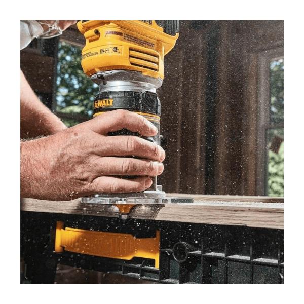 Акумулаторна оберфреза DeWALT DCW604P2 - 18 V, 5 Ah, 16000-25500 rpm, ф 6.35 mm