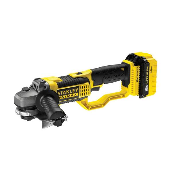 Акумулаторен ъглошлайф Stanley FMC761M2 - 125 мм, 18 V, 2x4 Ah, 8500 об/мин