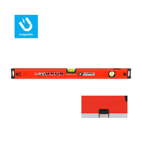 Алуминиев магнитен нивелир Kapro 789 P Genesis - 1200 mm, 0.5 mm/m