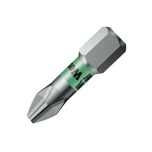 Накрайник бит PH Philips кръстат Wera 851/1 BTZ - PH 3, 25 mm, 1/4 inch