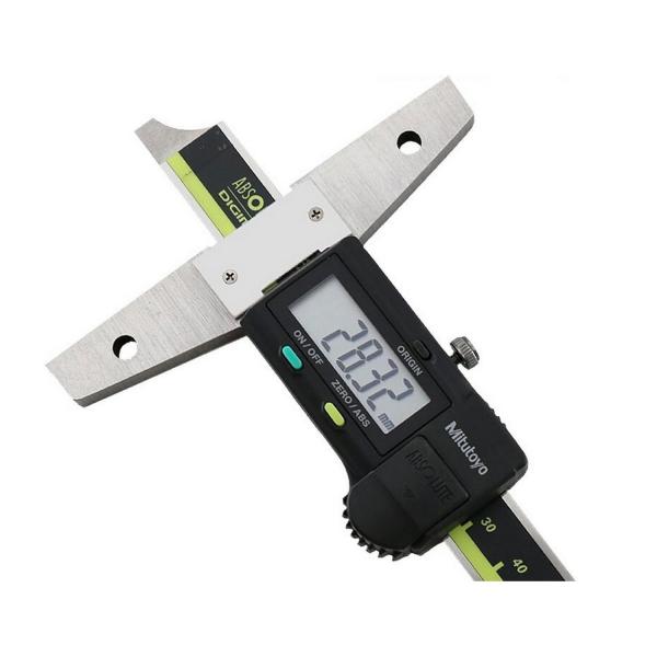 Дигитален дълбокомер със сваляне на данни Mitutoyo 571-205-10, ABS AOS, 0-600 mm, 0.01 mm