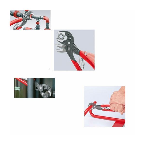 Водопроводни клещи с автоматично регулиране с изолация Knipex SmartGrip 85 01 250 - 250 mm, 1 1/4 inch
