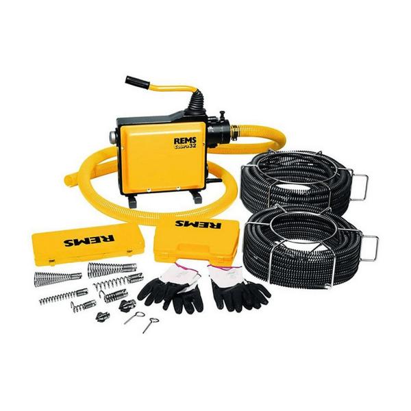 Машина за почистване на тръби и канали Rems Cobra 32 - ф 22/32 mm, 4.5 m, 740 rpm