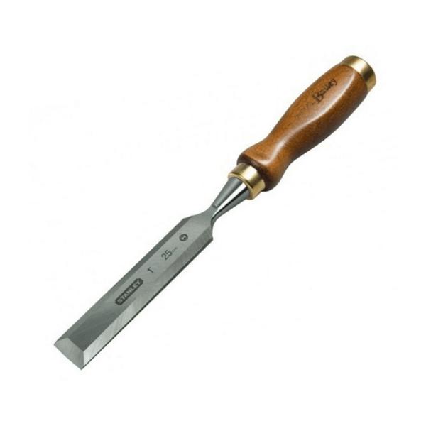 Плоско длето с дървена дръжка Stanley - 16 mm, 130/270 mm 