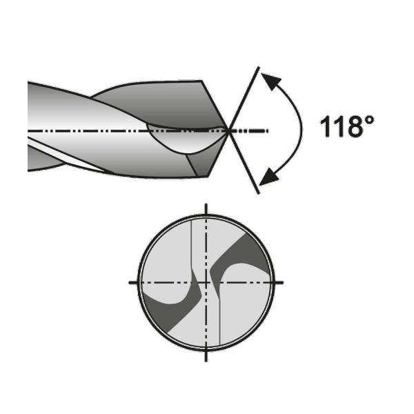 Свредло за метал шлайфано Keil HSS DIN 338 - ф 10 mm, 87/133 mm