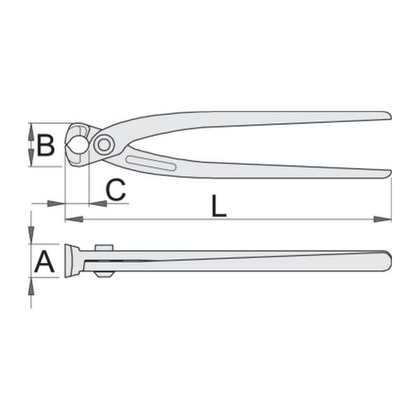 Арматурни клещи Unior 531/4 - 190 mm