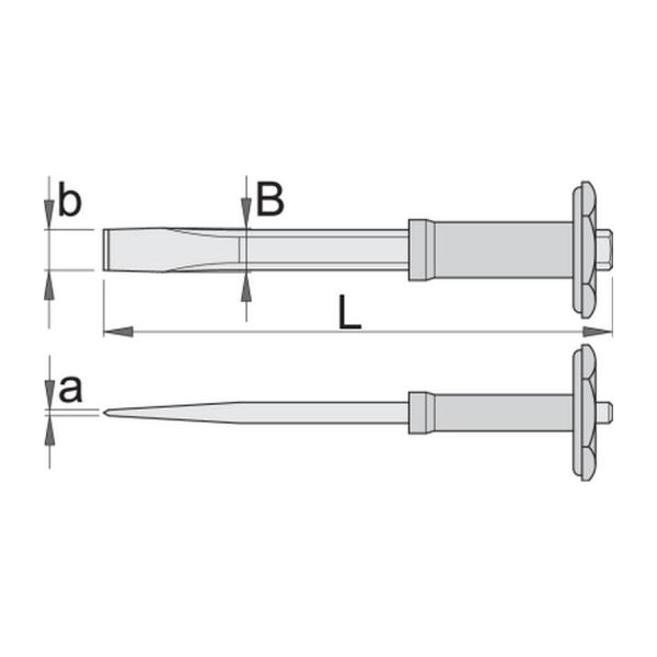 Плосък секач с предпазител Unior 660/6 HS - 250 mm