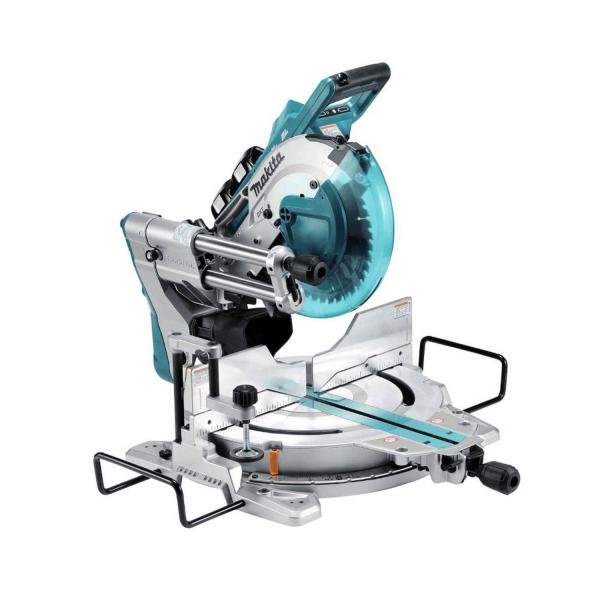 Акумулаторен настолен циркуляр с герунг Makita DLS111ZU - 2х18 V, 4400 rpm, ф 260 mm