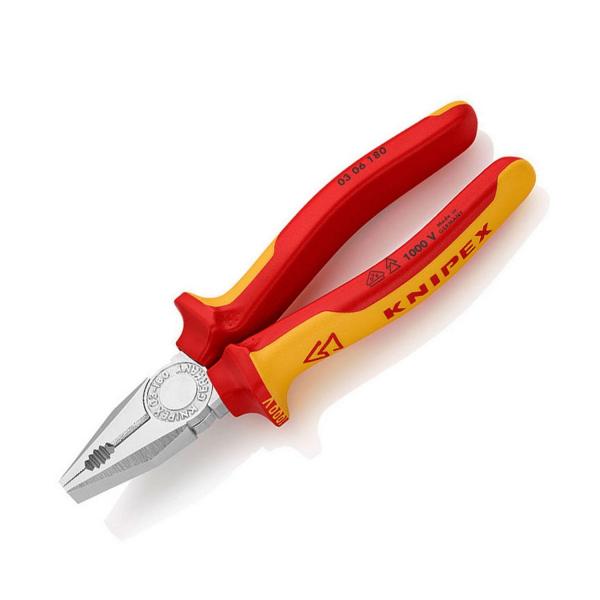 Комбинирани клещи с изолация Knipex 0306 160 - 1000 V VDE, 160 mm, ф 3.1 mm