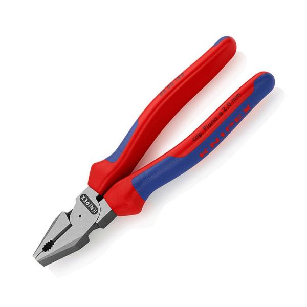 Усилени комбинирани клещи с изолация Knipex 0202 180 - 180 mm, ф 2.5 mm