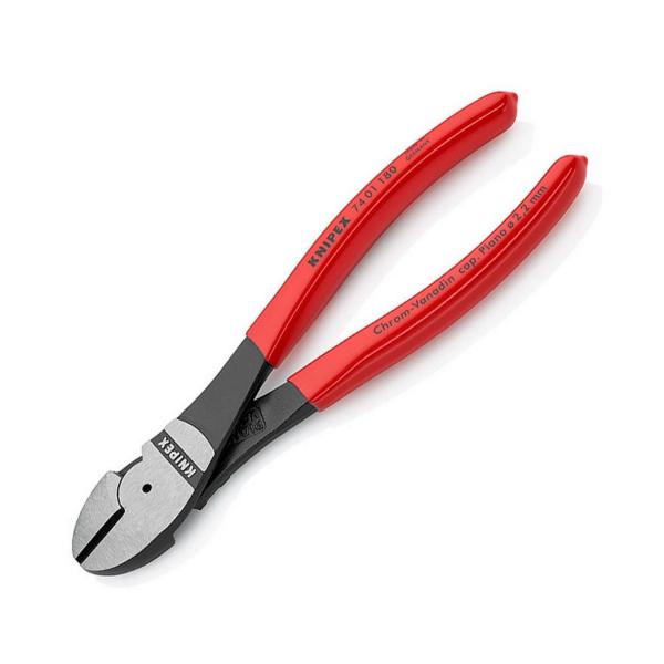 Усилени клещи резачки с изолация Knipex 7401 180 - 180 mm, ф 3.8 mm