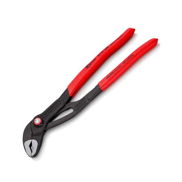 Водопроводни клещи с бутон за регулиране и изолация Knipex Cobra QuickSet - 250 mm, 2 inch