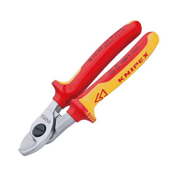 Алуминиеви ножица за кабели Knipex Cable Shears 95 16 165 - 1000 V VDE, 165 mm, до ф 15 mm