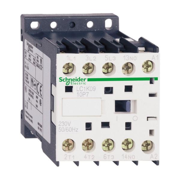 Контактор Schneider TeSys K, 3P, 12A, 1NO, 24V AC