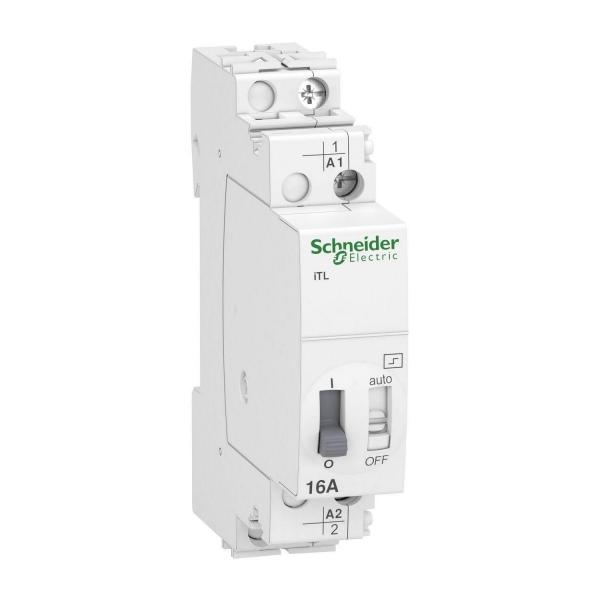 Импулсно реле Schneider Acti9 iTL, 16A, 1NO, 230-240V AC-110V DC, 1P