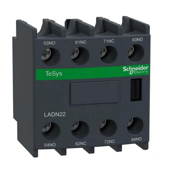 Помощен преден контакт Schneider TeSys D LADN22, 2NO+2NC