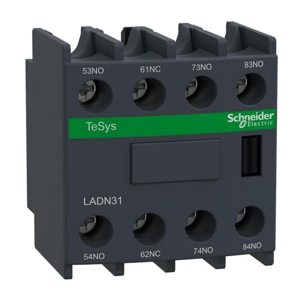 Помощен преден контакт Schneider TeSys D LADN31, 3NO+1NC