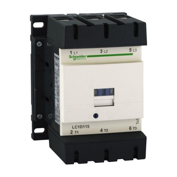 Контактор Schneider TeSys D, 3P, 3NO, 115A, 1NO+1NC, 24V AC