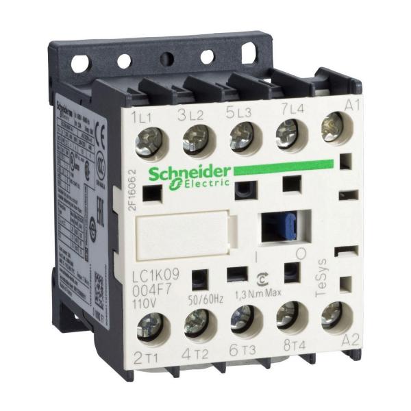 Контактор Schneider TeSys K, 4P, 20A, 2NO+2NC, 220-230V AC