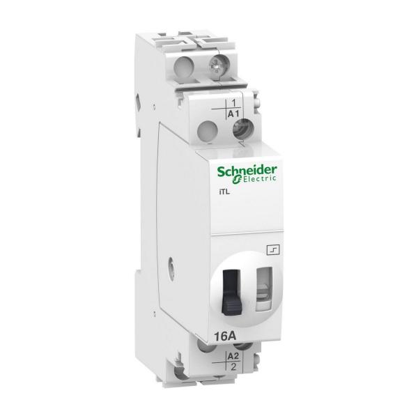 Импулсно реле Schneider Acti9 iTL, 16A, 1NO, 24V AC-12V DC, 1P