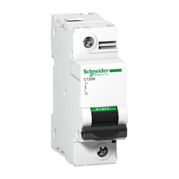 Автоматичен прекъсвач Schneider Acti9 C120N, 1P, 100A