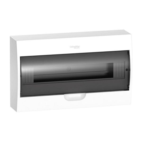 Табло за открит монтаж Schneider Easy9 18М PE/N IP40, 1 ред, 18 модула