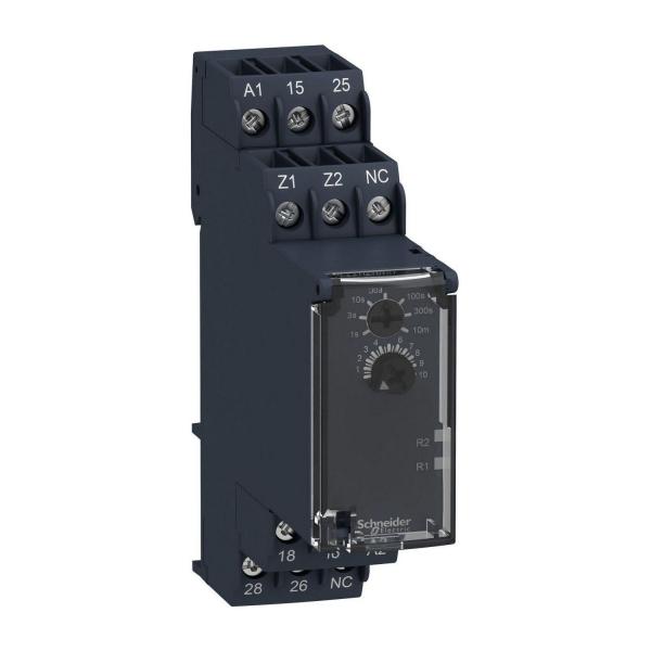 Реле за време при изключване на захранването Schneider RE22R2KMR, 0.05s-10min 24-240V AC/DC 2CO 5A